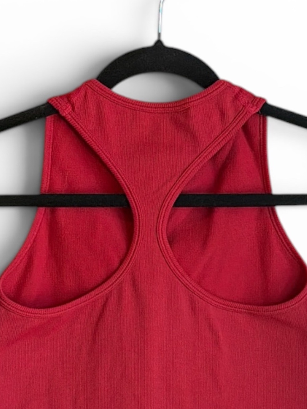 Chelsea DeBoer By Lily & Lottie Tank Size XL/2XL Red Racerback Stretch - Picture 4 of 6